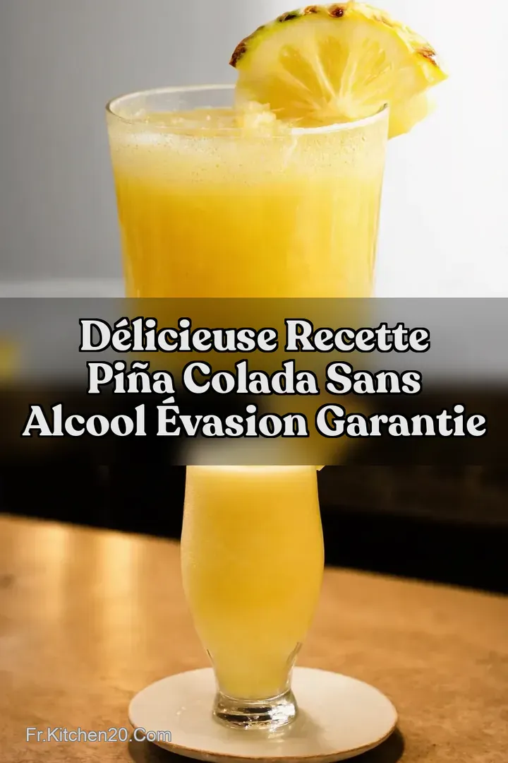 D&eacute;licieuse Recette Pi&ntilde;a Colada Sans Alcool &Eacute;vasion Garantie