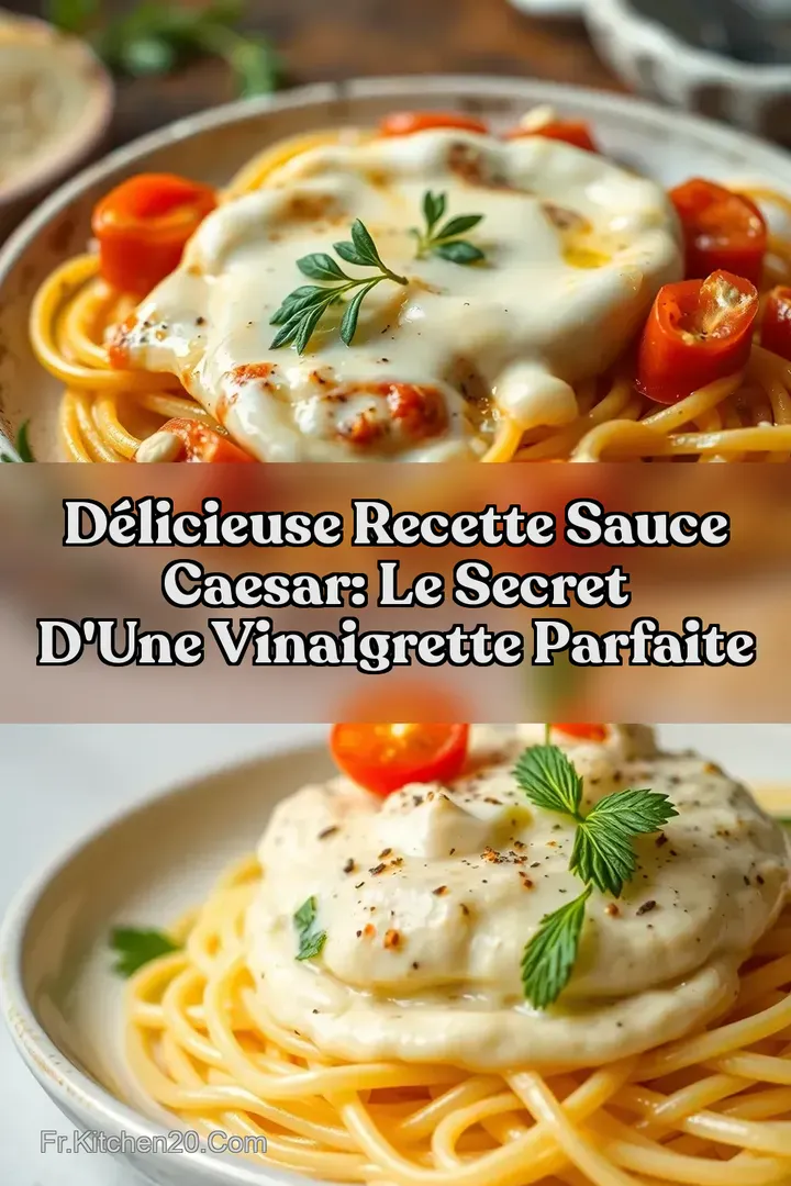 D&eacute;licieuse recette sauce caesar: Le Secret d une Vinaigrette Parfaite