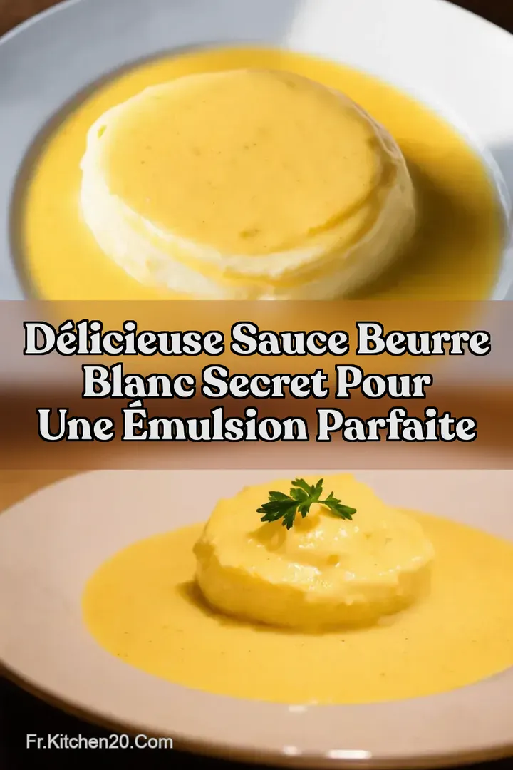 D&eacute;licieuse Sauce Beurre Blanc Secret pour une &Eacute;mulsion Parfaite