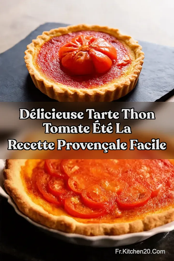 D&eacute;licieuse Tarte Thon Tomate &Eacute;t&eacute; La Recette Proven&ccedil;ale Facile