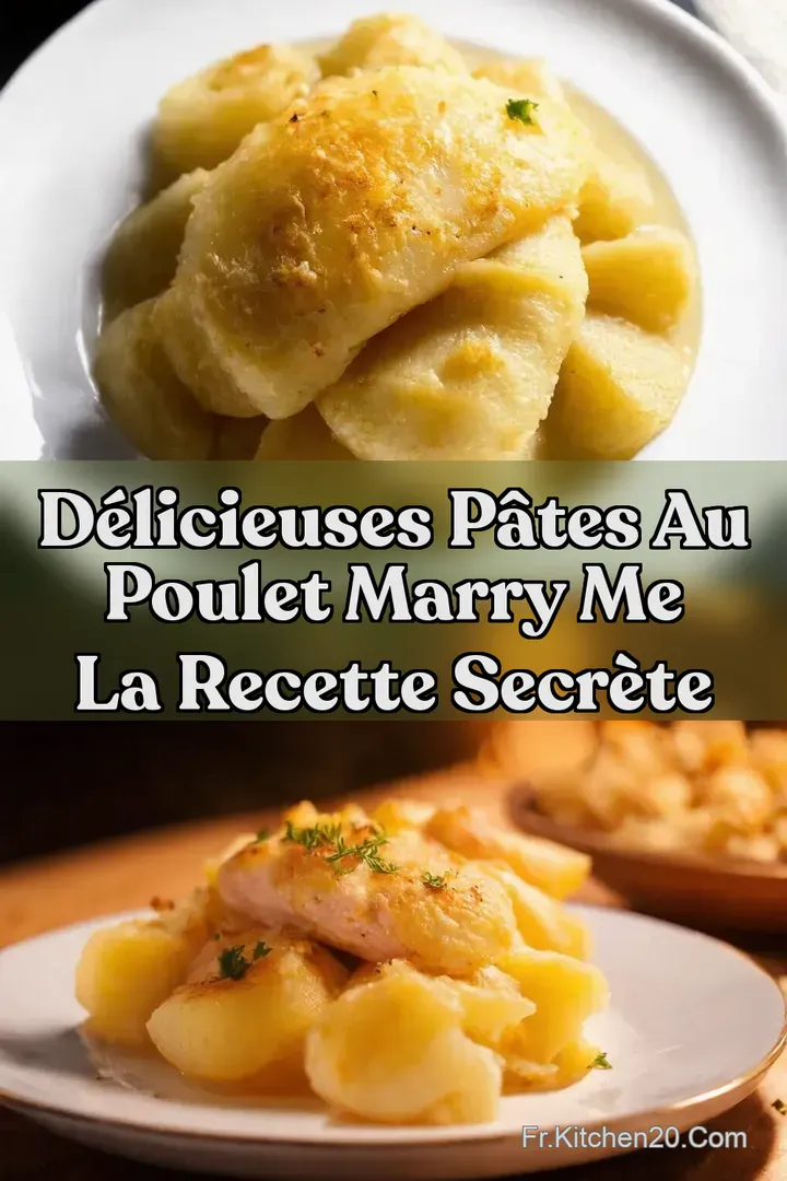 D&eacute;licieuses P&acirc;tes au Poulet Marry Me La Recette Secr&egrave;te