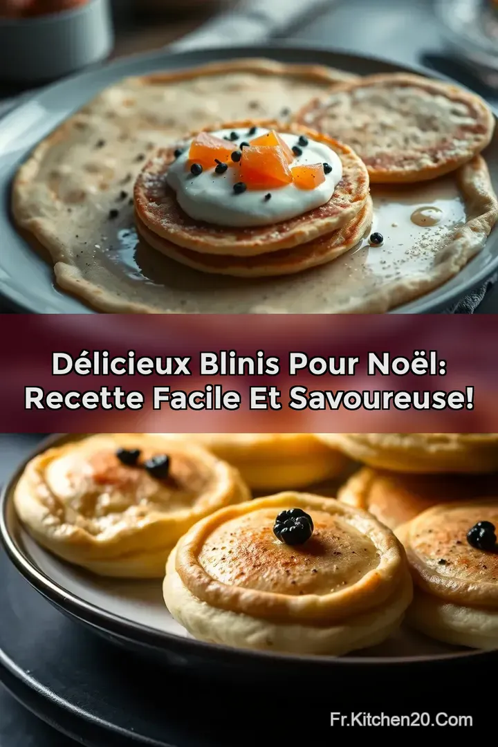 D&eacute;licieux Blinis pour No&euml;l: Recette Facile et Savoureuse!