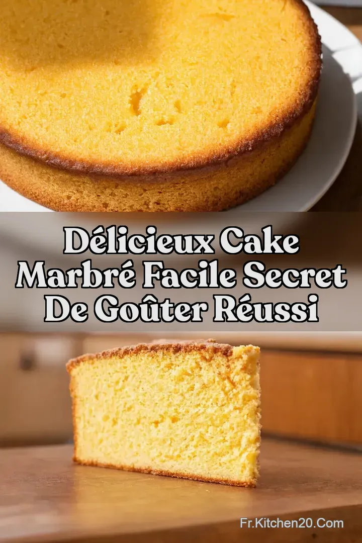 D&eacute;licieux Cake Marbr&eacute; Facile Secret de Go&ucirc;ter R&eacute;ussi