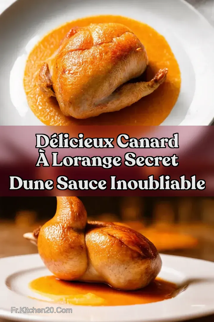 D&eacute;licieux Canard &agrave; lOrange Secret dUne Sauce Inoubliable