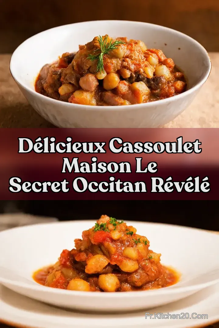 D&eacute;licieux Cassoulet Maison Le Secret Occitan R&eacute;v&eacute;l&eacute;
