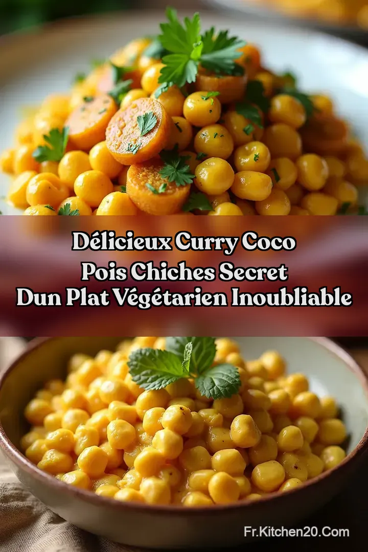 D&eacute;licieux Curry Coco Pois Chiches Secret dun Plat V&eacute;g&eacute;tarien Inoubliable
