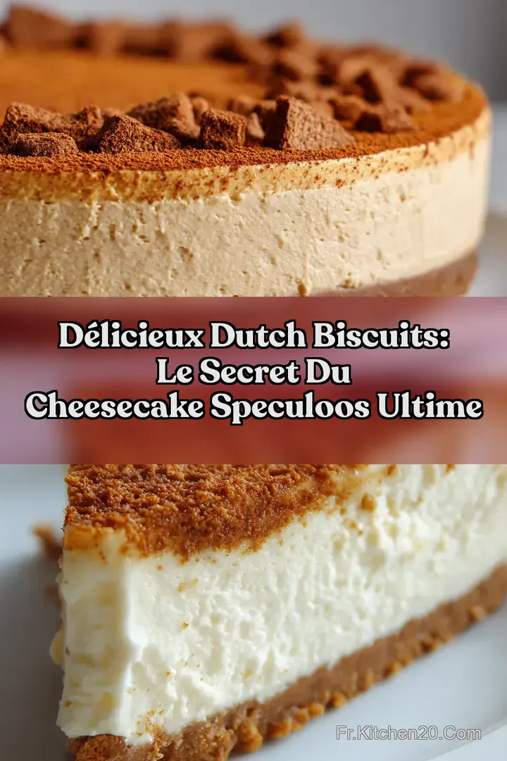 D&eacute;licieux Dutch Biscuits: Le Secret du Cheesecake Speculoos ULTIME