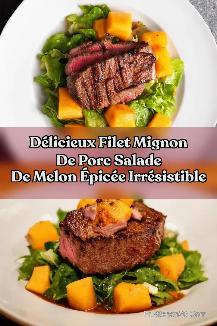 D&Eacute;LICIEUX Filet Mignon De Porc Salade De Melon &Eacute;pic&eacute;e Irr&eacute;sistible