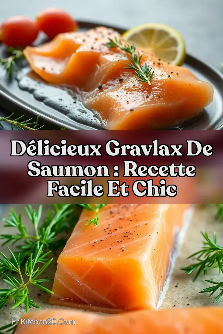 D&eacute;licieux Gravlax de Saumon : Recette Facile et Chic