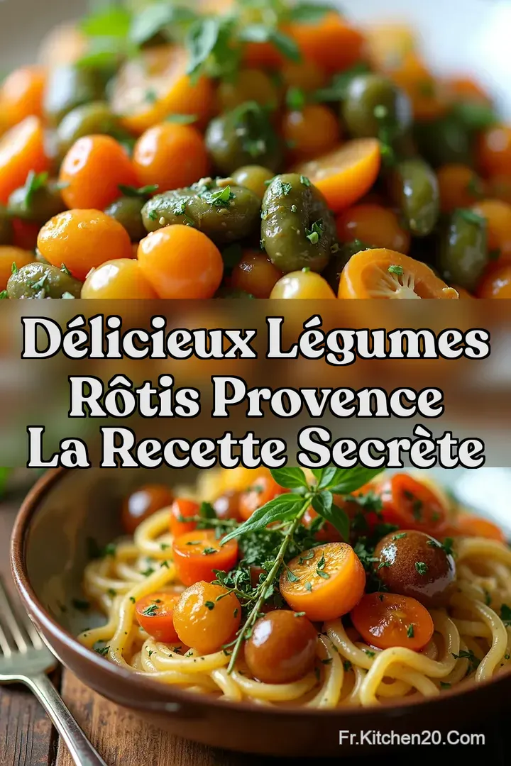 D&eacute;licieux L&eacute;gumes r&ocirc;tis Provence La Recette Secr&egrave;te