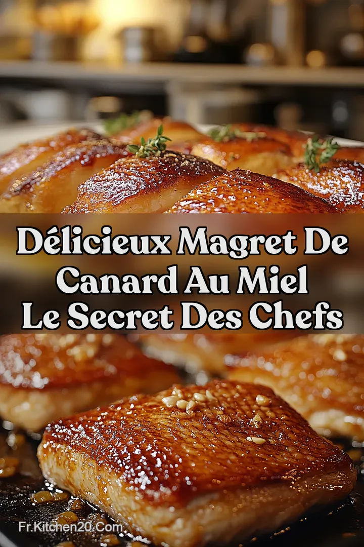 D&eacute;licieux Magret de Canard au Miel Le Secret des Chefs