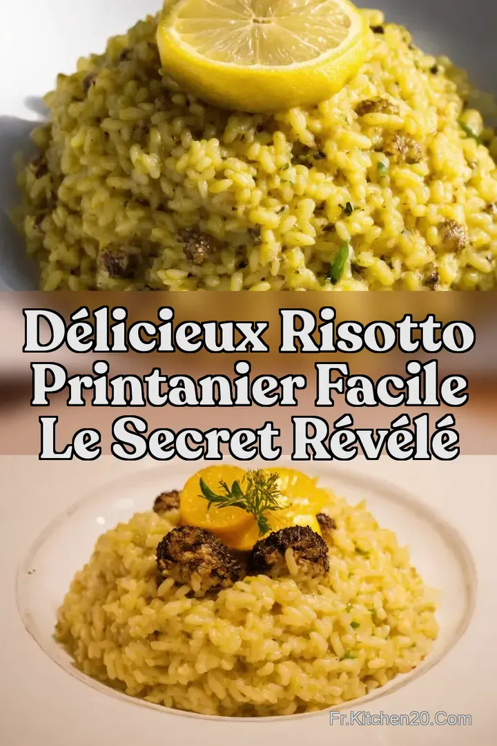 D&eacute;licieux Risotto Printanier Facile Le Secret R&eacute;v&eacute;l&eacute;