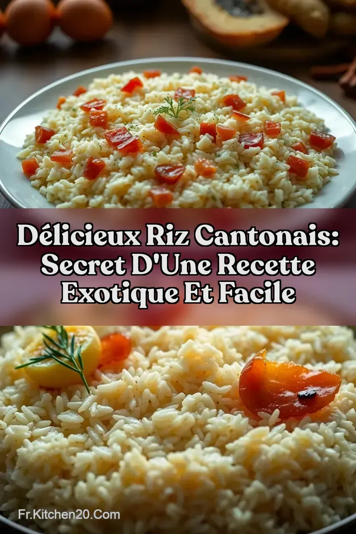 D&eacute;licieux Riz Cantonais: Secret d une Recette Exotique et Facile