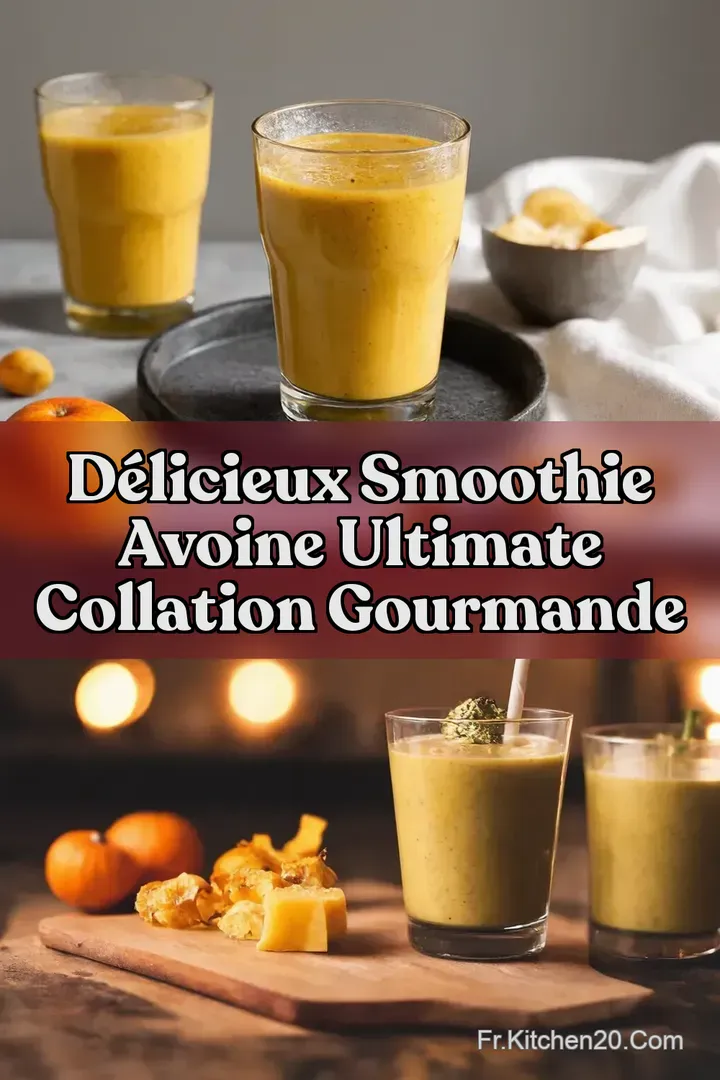 D&eacute;licieux Smoothie Avoine Ultimate Collation Gourmande