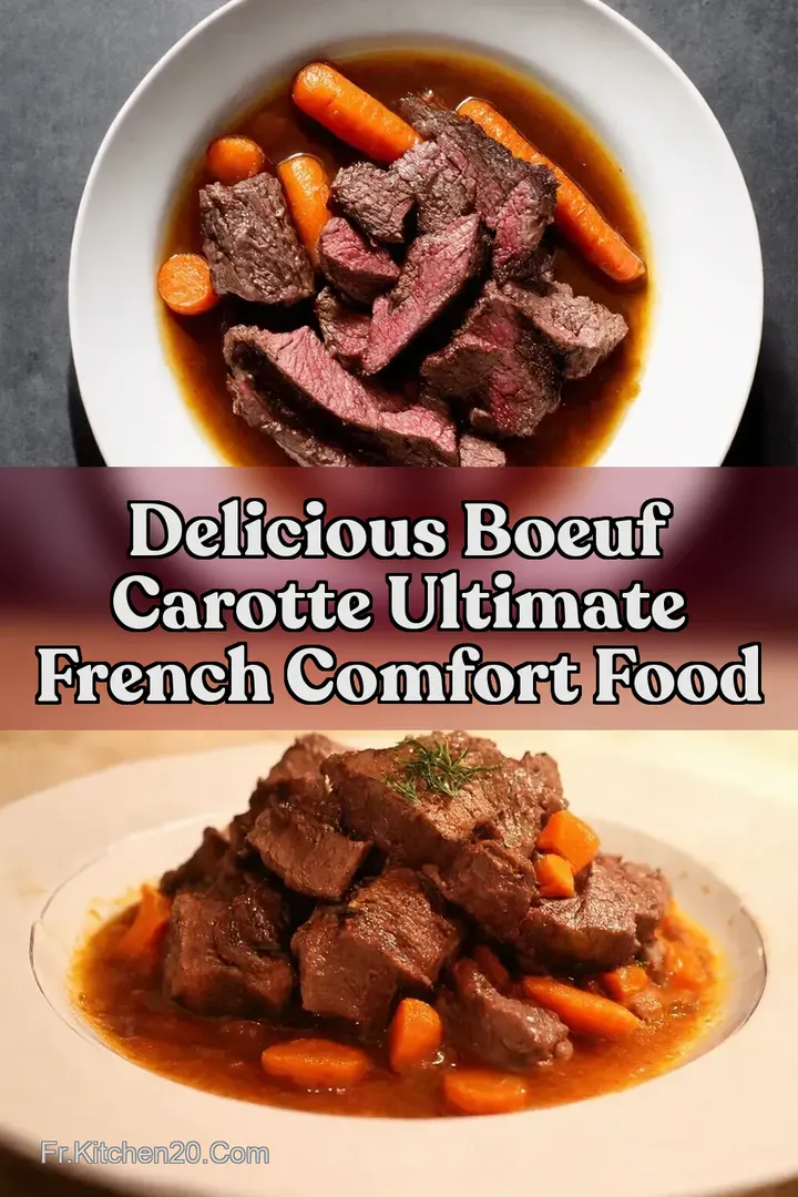 Delicious Boeuf Carotte Ultimate French Comfort Food