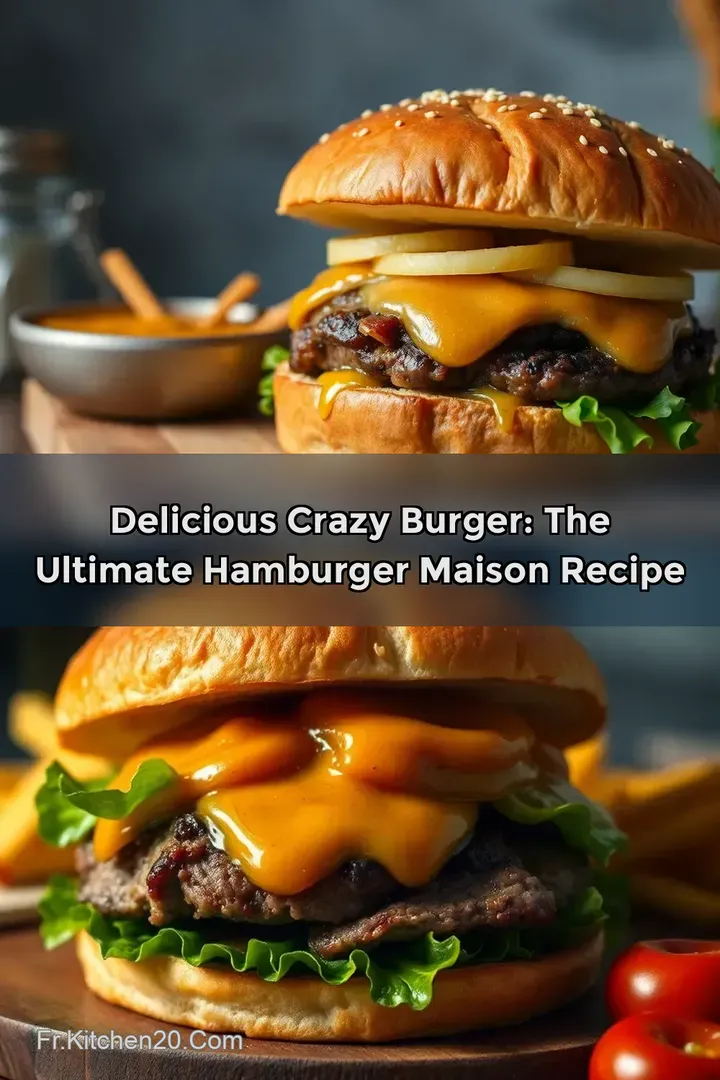 Delicious Crazy Burger: The Ultimate Hamburger Maison Recipe