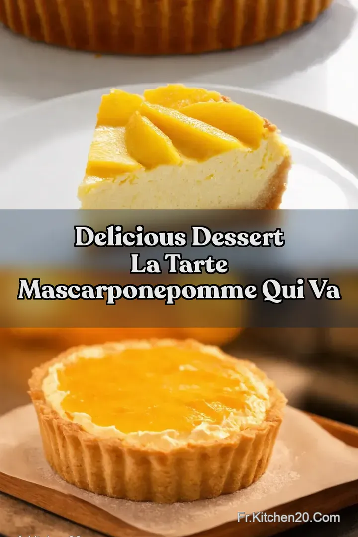 Delicious Dessert La Tarte MascarponePomme Qui Va