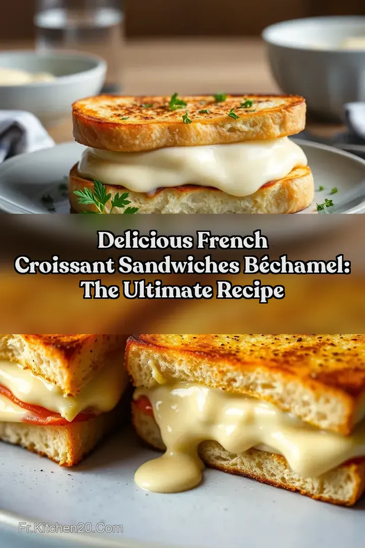 Delicious French Croissant Sandwiches B&eacute;chamel: The Ultimate Recipe