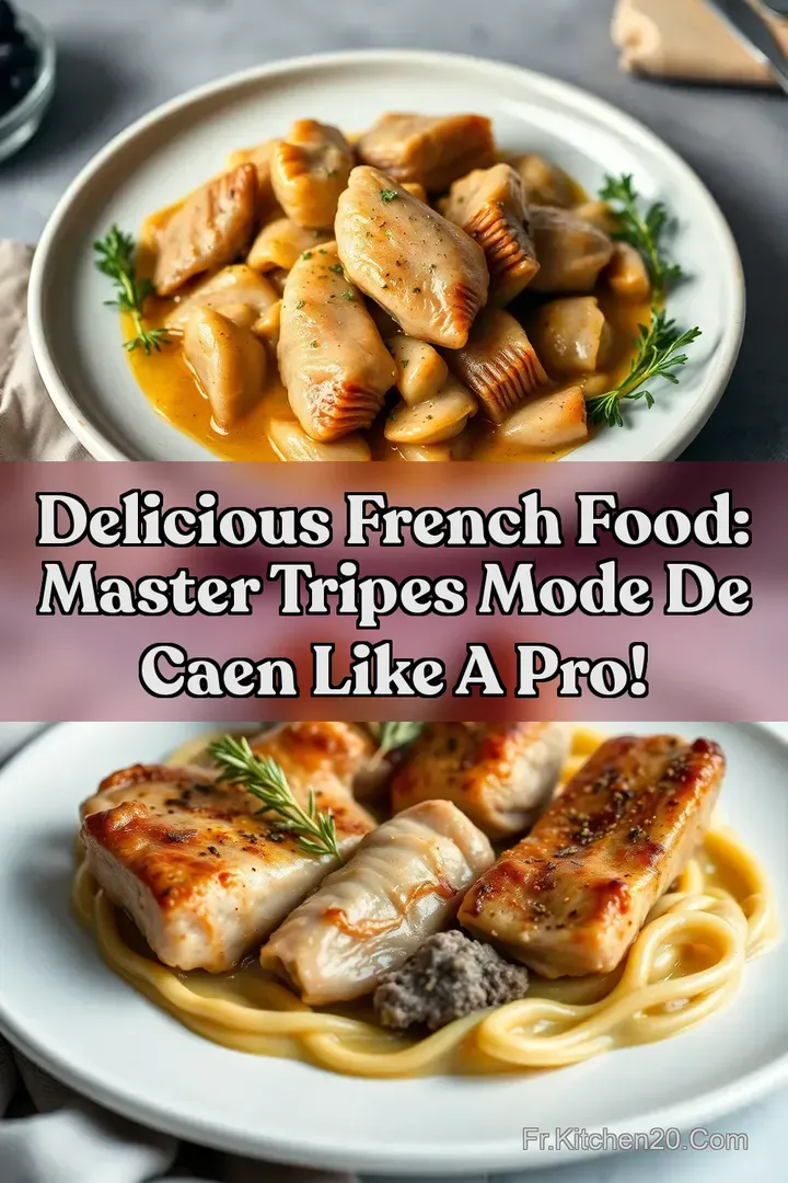 Delicious French Food: Master Tripes Mode de Caen Like a Pro!