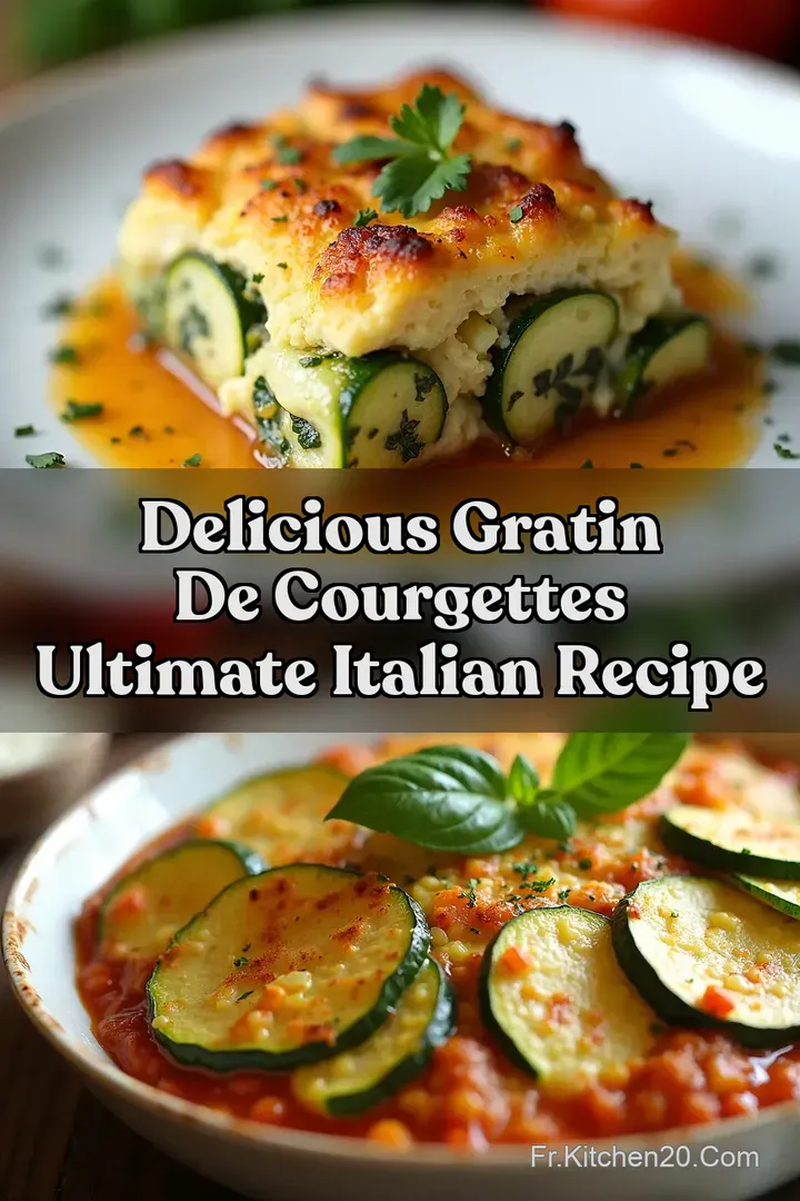 Delicious Gratin de Courgettes Ultimate Italian Recipe