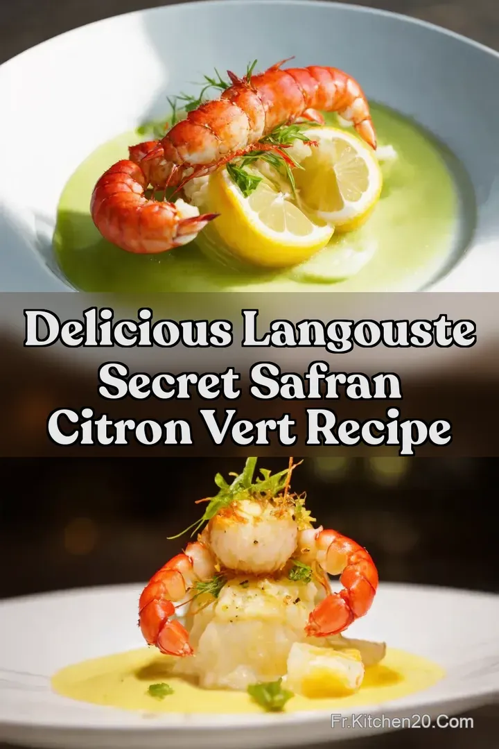 Delicious Langouste Secret Safran Citron Vert Recipe