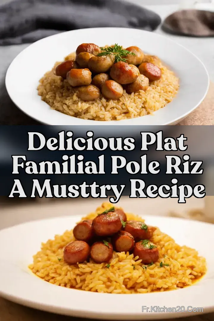 Delicious Plat Familial Pole Riz A MustTry Recipe
