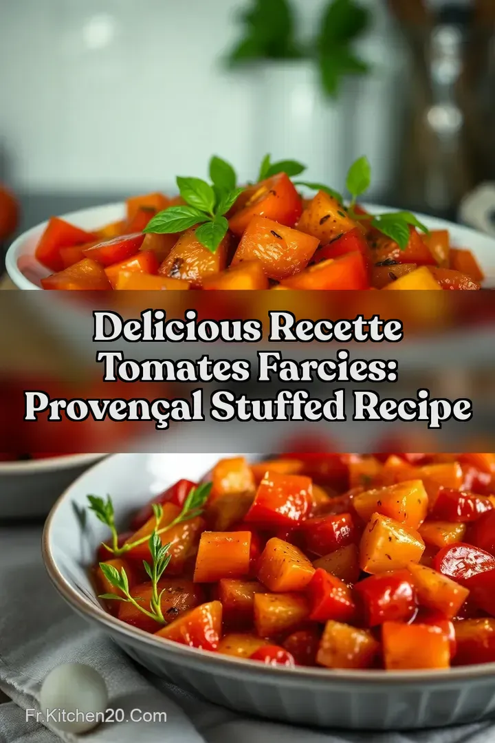 Delicious recette tomates farcies: Proven&ccedil;al Stuffed Recipe