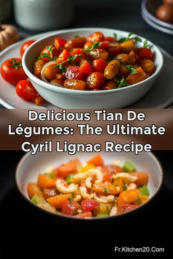 Delicious Tian de L&eacute;gumes: The Ultimate Cyril Lignac Recipe