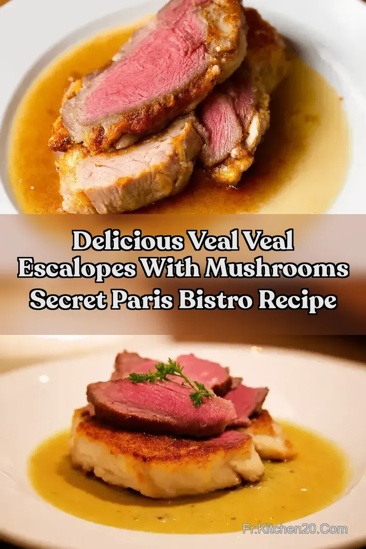 Delicious Veal Veal Escalopes With Mushrooms Secret Paris Bistro Recipe