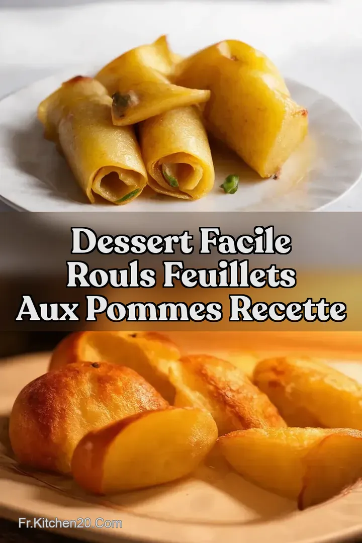 Dessert Facile Rouls Feuillets aux Pommes Recette