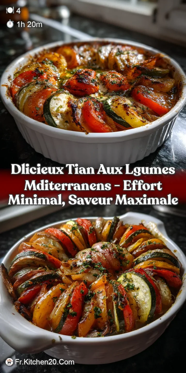Dlicieux Tian aux Lgumes Mditerranens - Effort Minimal Saveur Maximale