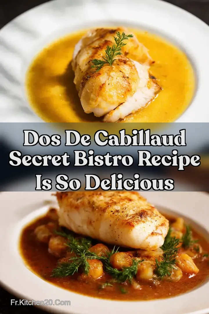 Dos de Cabillaud Secret Bistro Recipe Is So Delicious