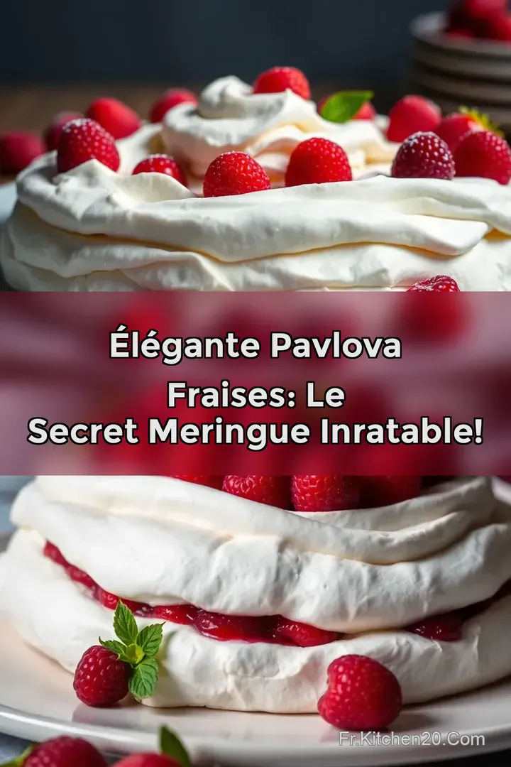 &Eacute;l&eacute;gante Pavlova Fraises: Le Secret Meringue Inratable!