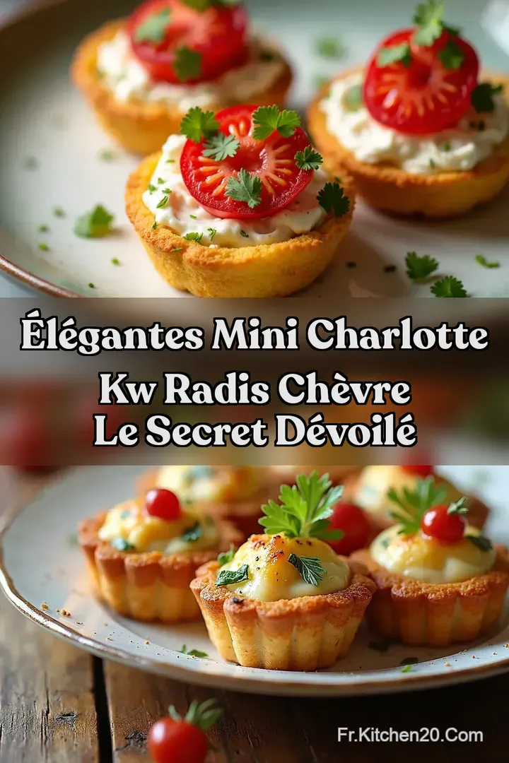 &Eacute;l&eacute;gantes Mini Charlotte kw Radis Ch&egrave;vre Le Secret D&eacute;voil&eacute;