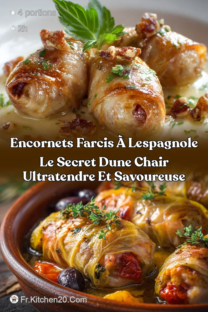 Encornets farcis &agrave; lEspagnole Le secret dune chair ultratendre et savoureuse
