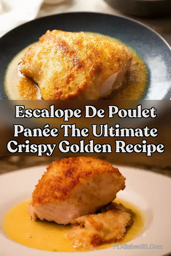 Escalope de poulet pan&eacute;e The Ultimate Crispy Golden Recipe