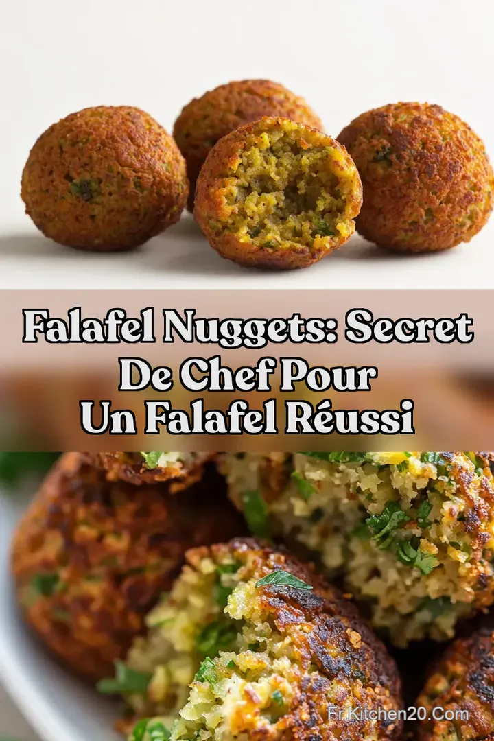 Falafel Nuggets: Secret de Chef pour un Falafel R&eacute;ussi