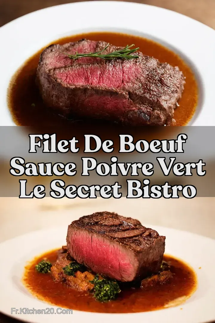 Filet de Boeuf Sauce Poivre Vert Le Secret Bistro