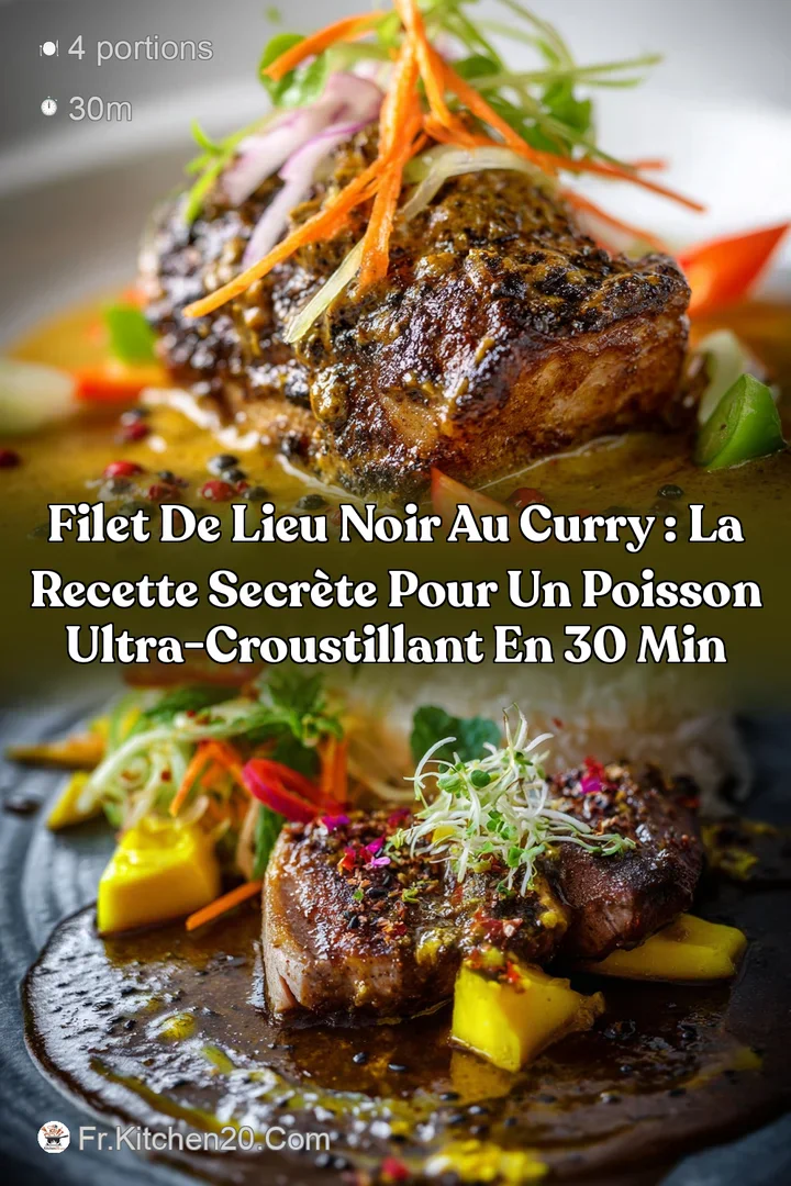 Filet de lieu noir au curry : La recette secr&egrave;te pour un poisson ultra-croustillant en 30 min