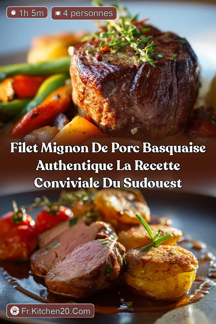 Filet Mignon de Porc Basquaise Authentique La recette conviviale du SudOuest