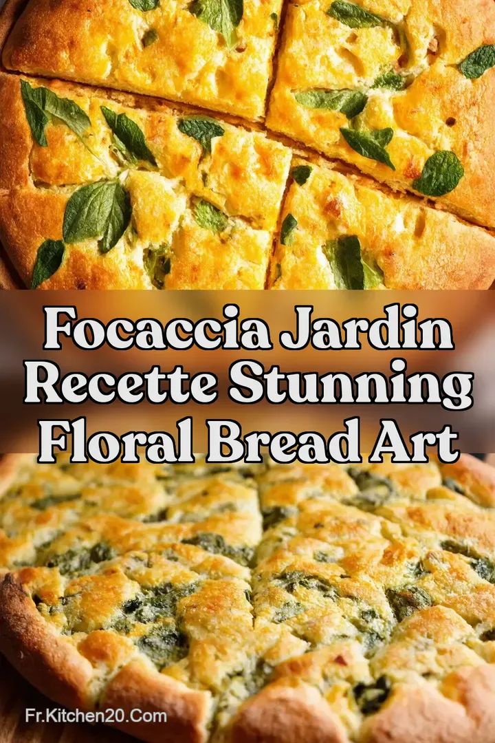 Focaccia Jardin Recette Stunning Floral Bread Art