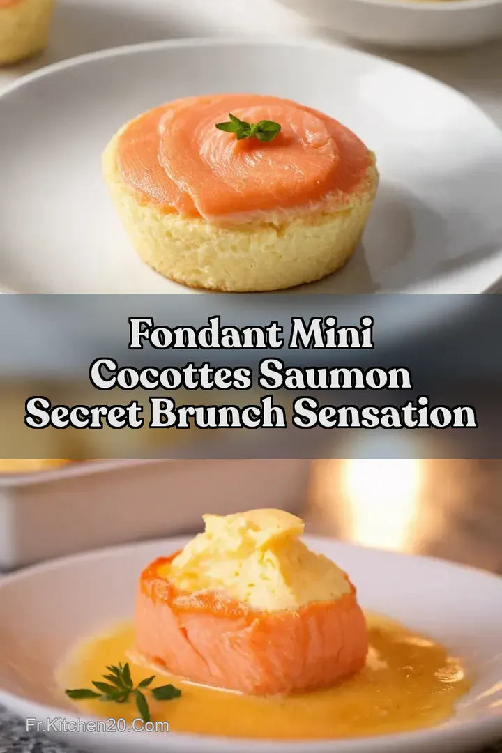 Fondant Mini Cocottes Saumon Secret Brunch Sensation