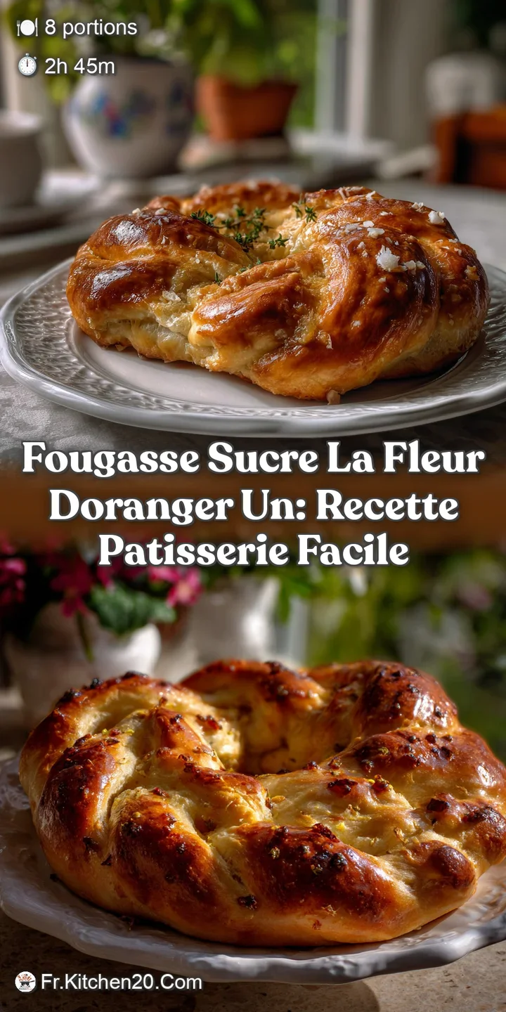 Fougasse Sucre la Fleur dOranger un: Recette Patisserie Facile