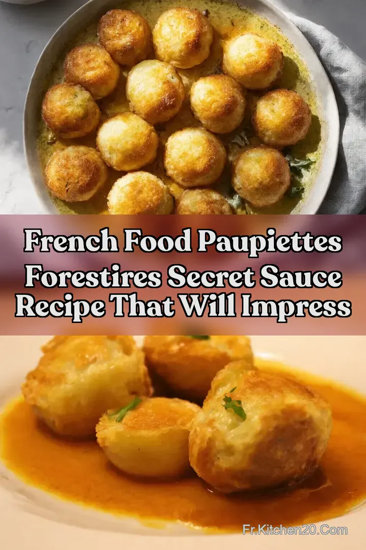 French Food Paupiettes Forestires Secret Sauce Recipe That Will Impress