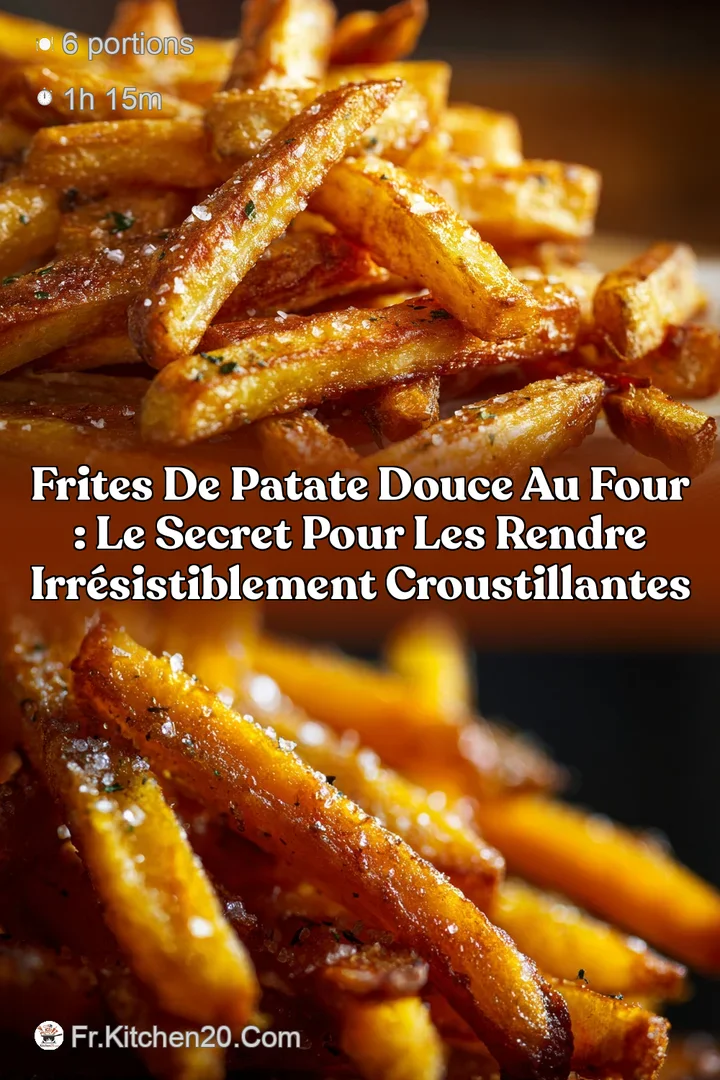 Frites de Patate douce au four : Le Secret pour les rendre irr&eacute;sistiblement croustillantes