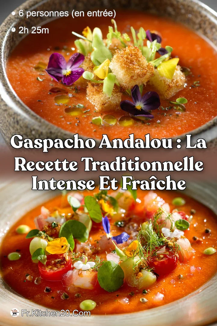 Gaspacho Andalou : La Recette Traditionnelle Intense et Fra&icirc;che