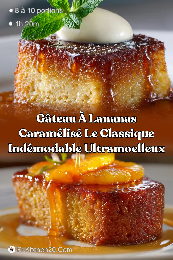 G&acirc;teau &agrave; lAnanas Caram&eacute;lis&eacute; Le classique ind&eacute;modable ultramoelleux
