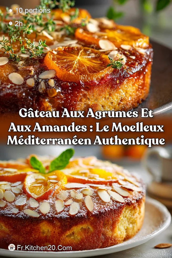 G&acirc;teau aux Agrumes et aux Amandes : Le Moelleux M&eacute;diterran&eacute;en Authentique