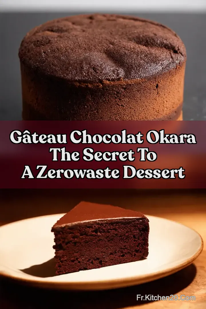 G&acirc;teau Chocolat Okara The Secret to a ZeroWaste Dessert