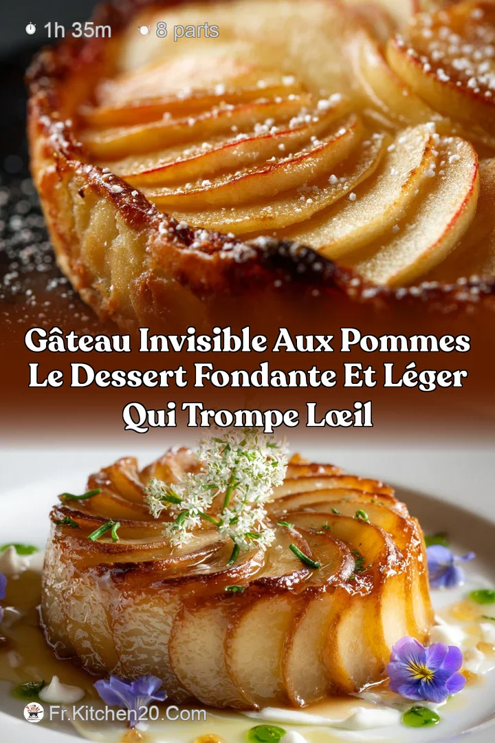 G&acirc;teau Invisible aux pommes Le dessert fondante et l&eacute;ger qui trompe l&oelig;il